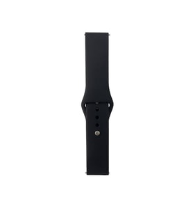 Lexroo Huawei Watch GT 3 42mm Band Serisi 20mm Klasik Kordon Silikon Strap Kayış - Siyah