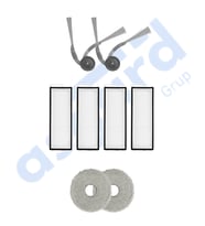 ROBOROCK Q REVO L UYUMLU 2 Yan Fırça 4 Filtre 2 Mop