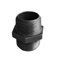 Siyah 2'' Nipel - Siyah 2'' Nipel