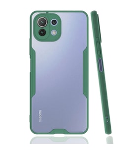 Xiaomi Mi 11 Lite Kılıf Platin Silikon - Yeşil