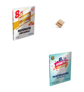 MUBA LGS 8. Sınıf 2027 Başlangıç ve Geometri Tabanlı Matematik Soru Bankası Seti + Telefon Standı