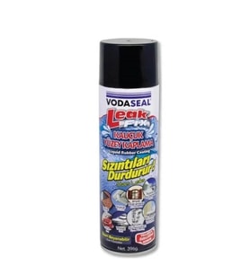 Mey İthalat® Vodaseal Leak Fix Kauçuk İzolasyon Spreyi 396 gr Siyah