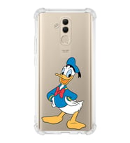 Huawei Mate 20 Lite  Köşe Korumalı Antişok Kapak Donald Duck Tasarımlı Şeffaf  Kılıf