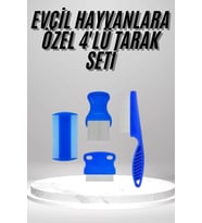 4'Lü Bit Evcil Hayvan Tarak Seti Kedi Köpek Bit Tarak Seti Pire Tarağı