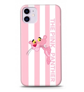 iPhone 8 Siyah Pembe Panter Lansman Telefon Kılıfı (Çok Renkli)