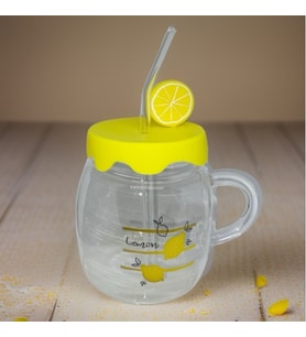 Limon Tasarımlı Kupa Bardak