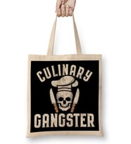 Funny Culinary Gangster The Best Cook Cute Skull Bez Çanta Uzun Saplı