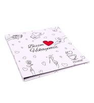 10 adet 10x15 resim+Bizim Hikayemiz Polabook Anı Defteri