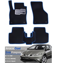 HONDA CİVİC-FK/FN HATCHBACK 5 KAPI (2006-2012) Uyumlu EVA Paspas Tam Set–Araca Özel