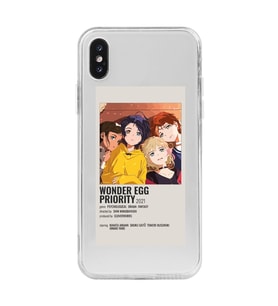 Iphone X ve XS Uyumlu Wonder Egg Priority Tasarımlı Şeffaf Telefon Kılıfı