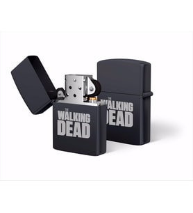 Agem Elit The Walking Dead Logolu Benzinli Metal Çakmak Lazer Kazıma