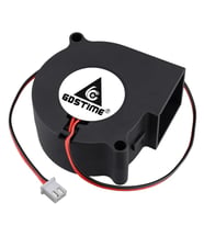 12V DC Salyangoz Fan 5015 12V 2-Pin 3D Yazıcı Soğutma Fanı