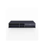 Kronos TV Ünitesi 2 Raflı Tek Çekmeceli  220x59x51 Antrasit-Antrasit