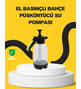 Köpük Püskürtücü 2 Litre Dayanıklı Manuel Basınçlı Yıkama Şişesi