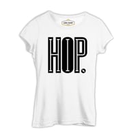 Hip Hop with IO Beyaz Kadın Tshirt