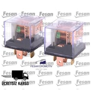 12 Volt Seffaf Role 40 Amper 5 Fisli Ledli 2 Adet 384649325