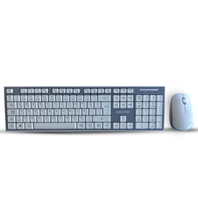 Seclife SKM-663 Q Beyaz Kablosuz Multimedya Klavye Mouse Set
