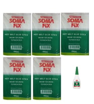 5 Kg Somafix Şeffaf Kalın Mum Silikon 11.3 x 300 mm Çubuk Sıcak Silikon