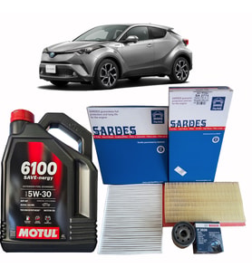 2016-2022 TOYOTA C-HR 1.2 TURBO PERİYODİK BAKIM SETİ MOTUL 5W 30
