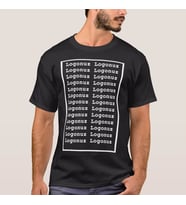 Logolu Tişört (10 Adet) (Siyah)