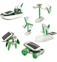 Güneş Enerjili Robot Oluşturma Seti Solar Kit (6 in 1)
