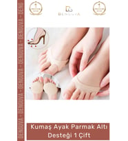 #ParmakDesteği Pamuklu Kumaş Ter Emici Kayma Önleyici Yumuşak Ortopedik Ped Ayak Parmak Altı Desteği