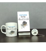 Otomotiv Mühendisi Üçlü Set (Kupa + Telefon Standı + Anahtarlık)