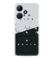 Infınix Hot 30i Kılıf Resimli Desenli Baskılı Silikon Life and Death 1339