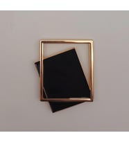 Angel Çanta Aksesuar Light Gold Çerçeve Model Siyah Renk Mıknatıslı Kilit