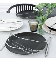 Mermer Servis Tabağı 26 Cm 6 Adet - 17950/51