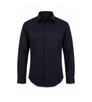 Trender Portekiz Slimfit Uzun Kol Lacivert Erkek Gömlek 27KR80000003