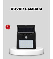 Northcity Güneş Enerjili 20 LED Hareket Sensörlü Lamba – IP65 Su Geçirmez & Ekonomik Dış Mekan Aydınlatması