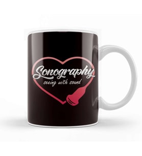 Sonography Seeing With Sound Ultrasound Echography Medicine Kupa Bardak Porselen