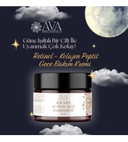 Ava Doğal Retinol - Kolajen Peptit Gece Bakım Kremi