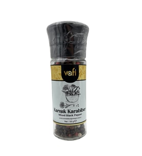 Vafi Cam Değirmen Kapak Serisi Karışık Karabiber 55 gr