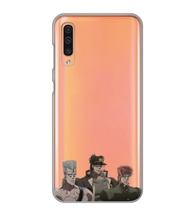 Samsung Galaxy A50 - A30S - A50S Uyumlu JoJo's Bizarre Adventure Tasarımlı Şeffaf Telefon Kılıfı