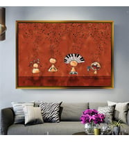 Altın Çerçeveli dekoratif tablo a874 (Gold)