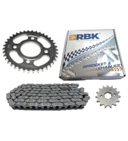 125Cg Model Ön-Arka Dişli Zincir Set 428 110L 38-15T Rbk