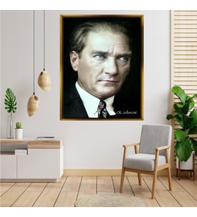 ÇERÇEVELİ ATATÜRK TABLO S33