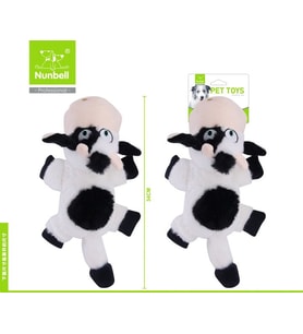 Nunbell Sesli İnek Peluş Köpek Oyuncağı 34 cm