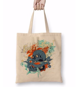 Skull Bez Çanta Uzun Saplı