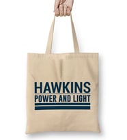 Stranger Things Hawkins Power And Light Bez Çanta Uzun Saplı