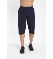 Crozwise Spor Lycra - Erkek Lacivert Likralı Spor Kapri - 8036-01