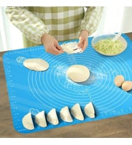 Silikon Hamur Açma Matı Ölçekli Hamur Açma Altlığı 45*65 cm (Çok Renkli)