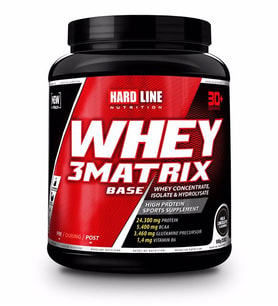 HARDLINE WHEY 3MATRIX BASE ÇİKOLATALI 908 GR