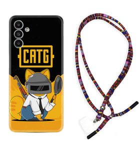 Samsung A23 A31 A32 A50 A51 A52 A53 A70 Kılıf Boyun Asklı Rasta Silikon Cat G 1677