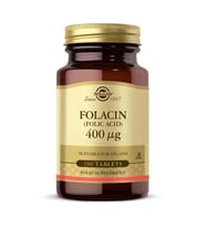 Solgar Folic Acid (Folacin) 400 Mcg 100 Tablet
