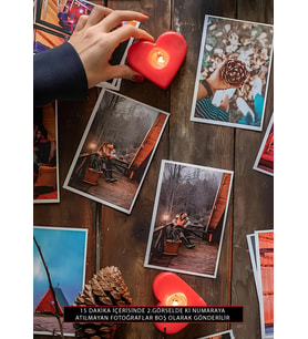 Foto baskı 50 adet 9×6 cm PVC kaplı fotokart