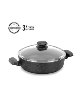 Korkmaz Ornella 26x7 cm Kısa Tencere A1344