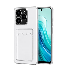 Realme C61 Kılıf Kart Şeffaf Silikon - Şeffaf